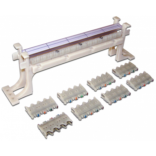 32-парный 110 настенный кросс LANMASTER кат. 6, блоки и ножки в комплекте